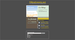Desktop Screenshot of nikonlovers.net