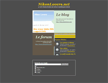 Tablet Screenshot of nikonlovers.net