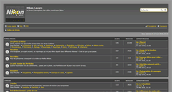 Desktop Screenshot of forum.nikonlovers.net